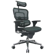 Load image into Gallery viewer, Eurotech Ergohuman High-Back Ergonomic Mesh Chair, Grey/Chrome