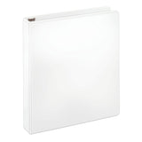 Office Depot Brand Durable View 3-Ring Binder, 1 1/2in Round Rings, White