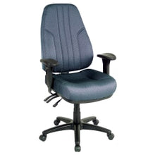 Load image into Gallery viewer, Raynor Miranda Multifunction High-Back Chair, Pewter/Black