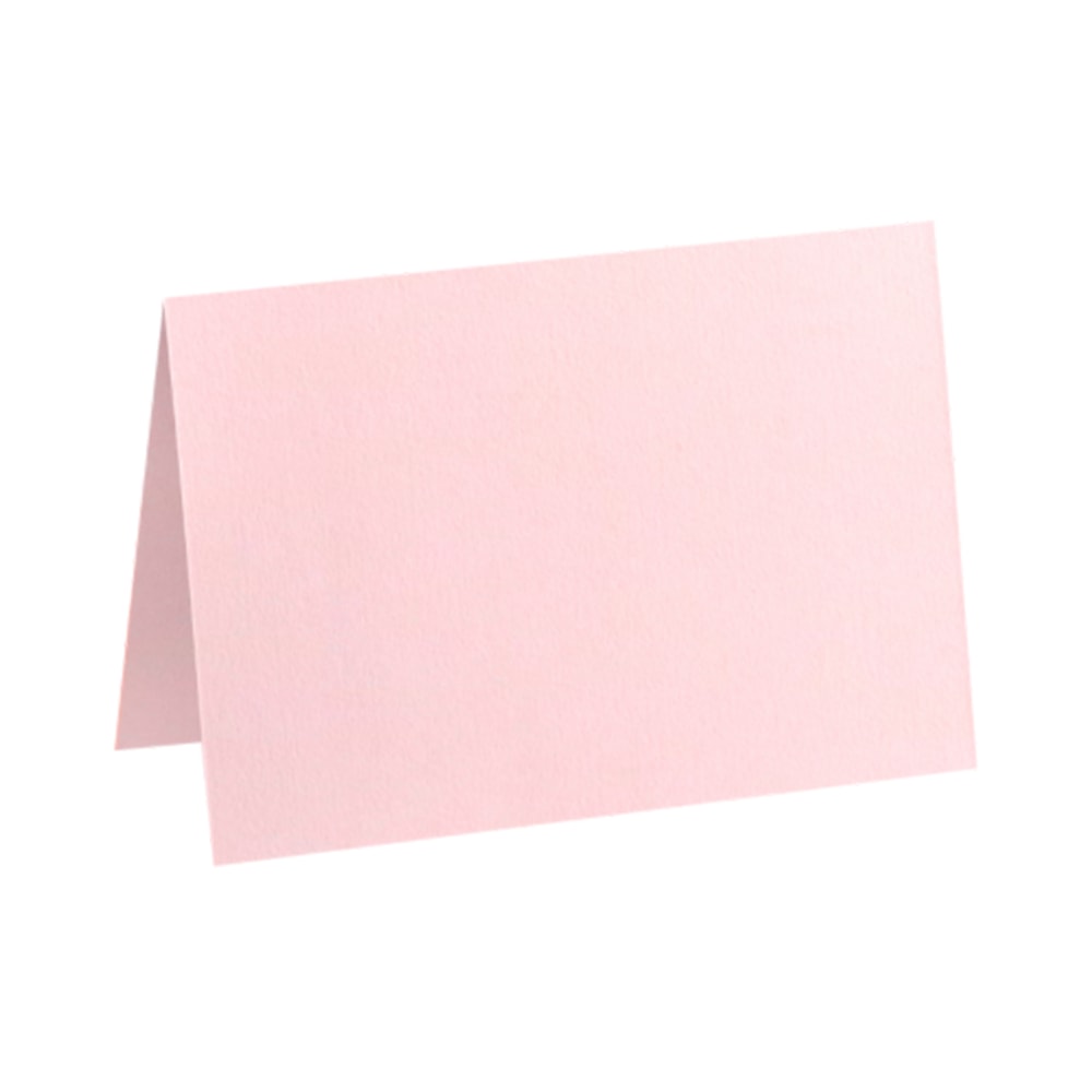 LUX Folded Cards, A7, 5 1/8in x 7in, Candy Pink, Pack Of 50