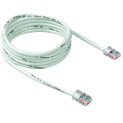 Belkin Cat.5e Patch Cable - RJ-45 Male Network - RJ-45 Male Network - 6in - White