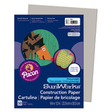 SunWorks Construction Paper, 9in x 12in, Gray, Pack Of 50