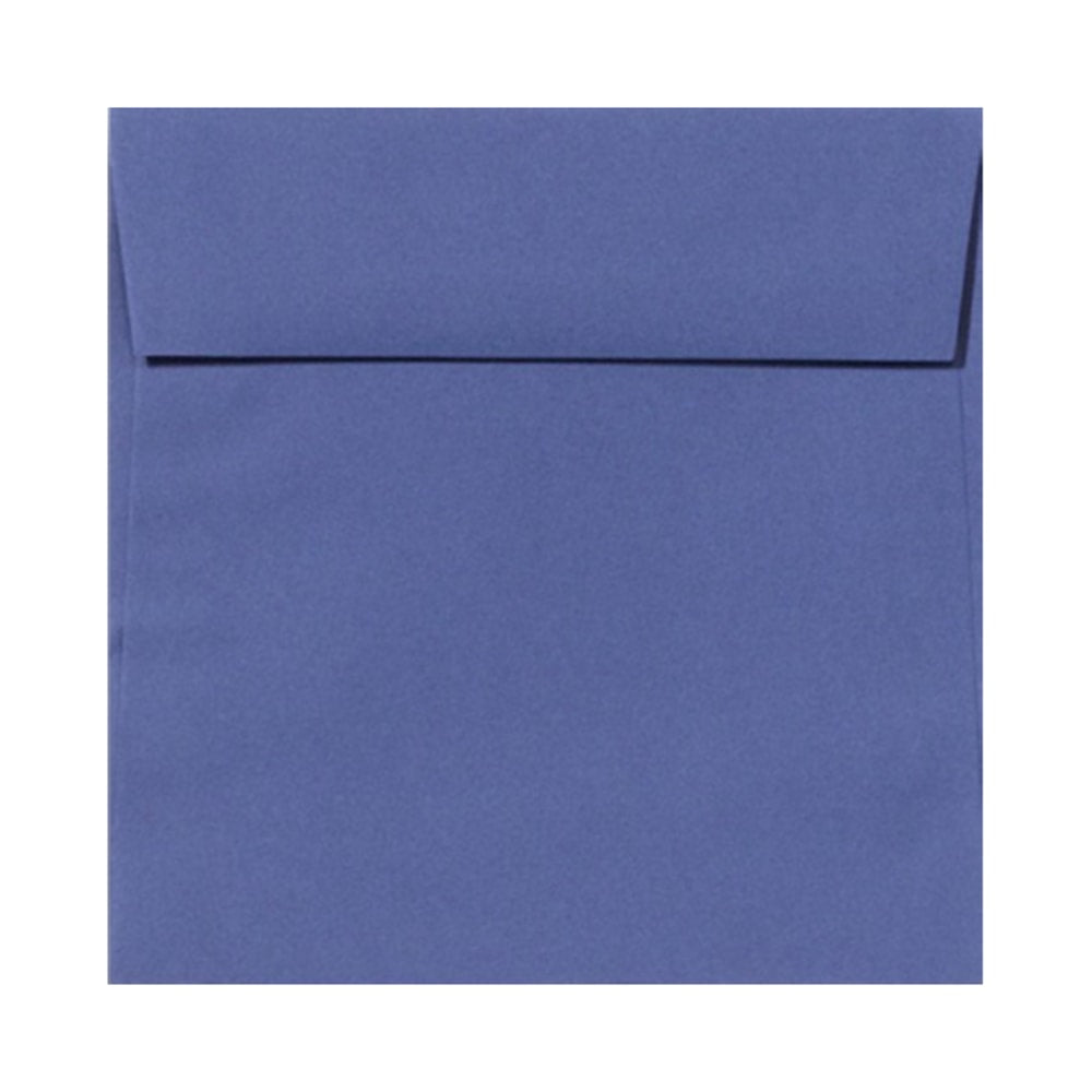LUX Square Envelopes, 5 1/2in x 5 1/2in, Peel & Press Closure, Boardwalk Blue, Pack Of 50