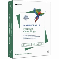 Hammermill Color Multi-Use Printer & Copy Paper, White, Letter (8.5in x 11in), 500 Sheets Per Ream, 32 Lb, 100 Brightness