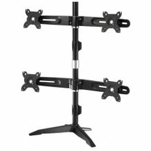 Load image into Gallery viewer, Amer Mounts Quad Monitor Stand Mount (2 over 2) Supports Flat Panel Sizes 15in to 24in AMR4SU
