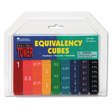 Load image into Gallery viewer, Learning Resources Fraction Tower Cubes, Equivalency Set