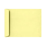 LUX Open-End Envelopes, 6in x 9in, Peel & Press Closure, Lemonade Yellow, Pack Of 50