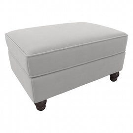 Bush Furniture Coventry Storage Ottoman, Light Gray, Standard Delivery