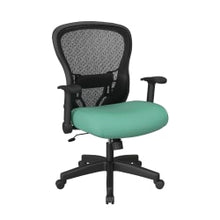 Load image into Gallery viewer, Office Star Space Seating 529 Series Deluxe Ergonomic Mesh Mid-Back Chair, Jade