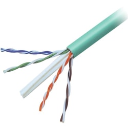 Belkin 1000ft Copper Cat6 Cable - 24 AWG Wires - Green - 1000ft - Green