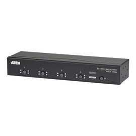 ATEN VanCryst VM0404 4 x 4 Video Matrix Switch with Audio - Video/audio switch - rack-mountable