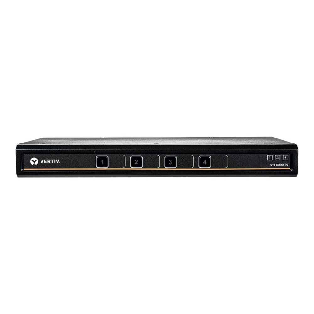 Vertiv Cybex SC800 Secure KVM | 4 Port | Secure Desktop KVM Switch C840-001