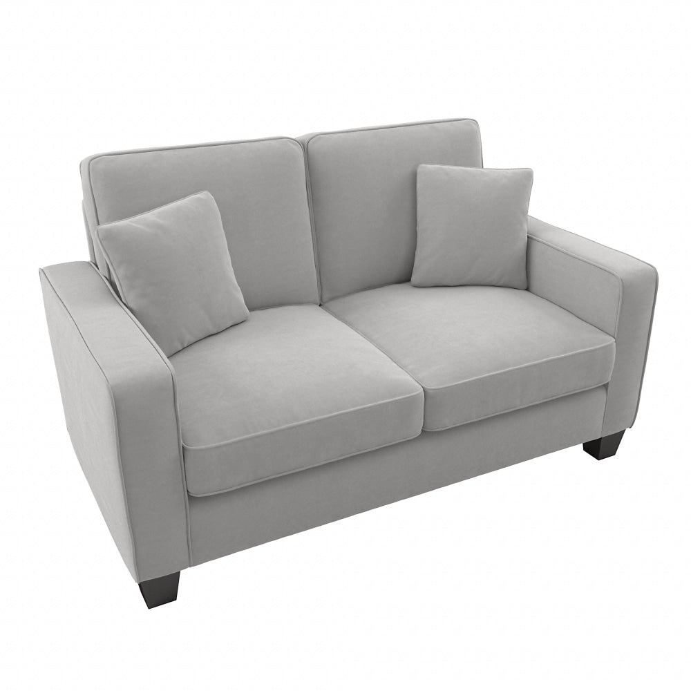 Bush Furniture Stockton 61inW Loveseat, Light Gray, Standard Delivery