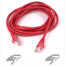 Load image into Gallery viewer, Belkin Patch Cord - RJ-45 Male - RJ-45 Male - 10ft - Red