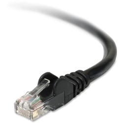 Belkin Cat6 Cable - RJ-45 Male - RJ-45 Male - 10ft - Black