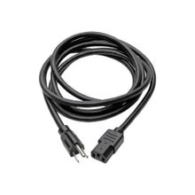 Load image into Gallery viewer, Eaton Tripp Lite Series Computer Power Cord, NEMA 5-15P to C13 - Heavy-Duty, 15A, 125V, 14 AWG, 12 ft. (3.66 m), Black - Power cable - NEMA 5-15 (M) to power IEC 60320 C13 - AC 110 V - 12 ft - molded - black