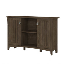 Load image into Gallery viewer, Bush Furniture Salinas Accent Storage Cabinet With Doors, Ash Brown, Standard Delivery