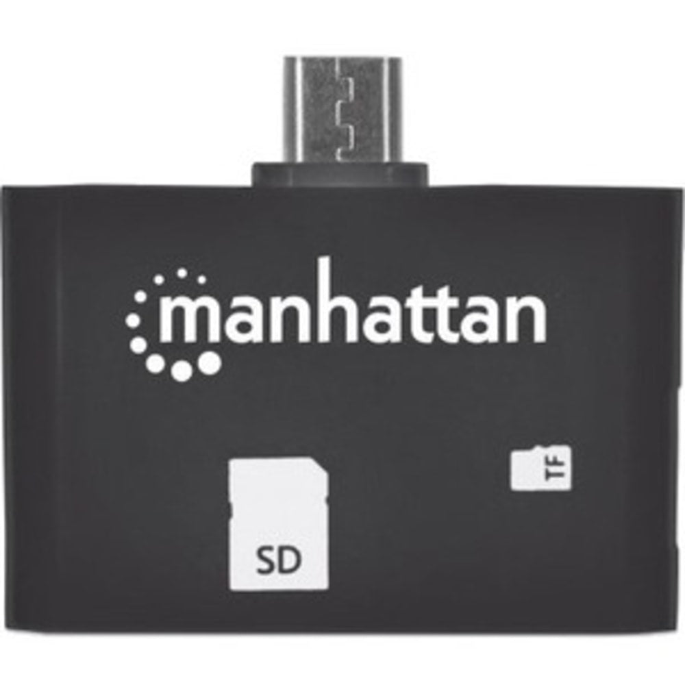Manhattan Mobile OTG Adapter, 24-in-1 Card Reader/Writer - 24-in-1 - SD, SDHC, SDXC, MultiMediaCard (MMC), Reduced Size MultiMediaCard (MMC), MMCmobile, microSD, microSDHC, microSDXC - USB 2.0External