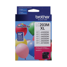 Load image into Gallery viewer, Brother LC203 Magenta High-Yield Ink Cartridge, LC203MS