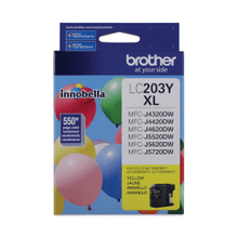 Load image into Gallery viewer, Brother LC203 Yellow High-Yield Ink Cartridge, LC203YS