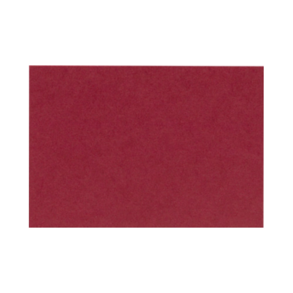 LUX Mini Flat Cards, #17, 2 9/16in x 3 9/16in, Garnet Red, Pack Of 1,000