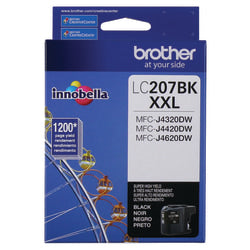 Brother LC207 Black Super-High-Yield Ink Cartridge, LC207BKS