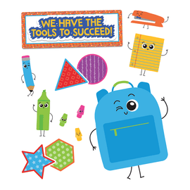 Carson-Dellosa School Tools We Have the Tools to Succeed! Bulletin Board Set, Multicolor, Grades Pre-K - 2