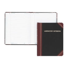 Load image into Gallery viewer, Boorum &amp; Pease Boorum Laboratory Record Notebook, 8 1/8in x 10 3/8in, 150 Sheets, Black Fabrihide