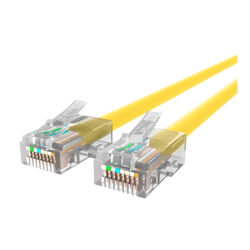 Belkin High Performance - Patch cable - RJ-45 (M) to RJ-45 (M) - 25 ft - UTP - CAT 6 - molded - yellow