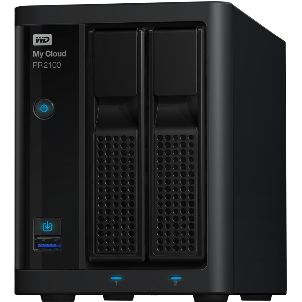Western Digital My Cloud Pro Series Media Server With Transcoding, Intel Pentium N3710 Quad-Core, 8TB HDD, PR2100
