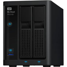 Load image into Gallery viewer, Western Digital My Cloud Pro Series Media Server With Transcoding, Intel Pentium N3710 Quad-Core, 8TB HDD, PR2100