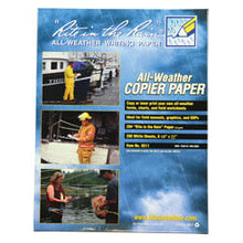Load image into Gallery viewer, Rite in the Rain Tactical All-Weather Copy Paper, White, Letter (8.5in x 11in), 200 Sheets Per Pack, 20 Lb