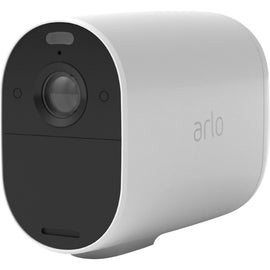 Arlo Essential VMC2032-100NAS Indoor/Outdoor HD Network Camera - Color, Monochrome - 1 Pack - 25 ft Night Vision - 1920 x 1080 - Wall Mount - Alexa, Google Assistant Supported - Weather Resistant