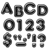 Trend Ready Letters Uppercase 3D Letters, 4in, Black, Pack Of 72