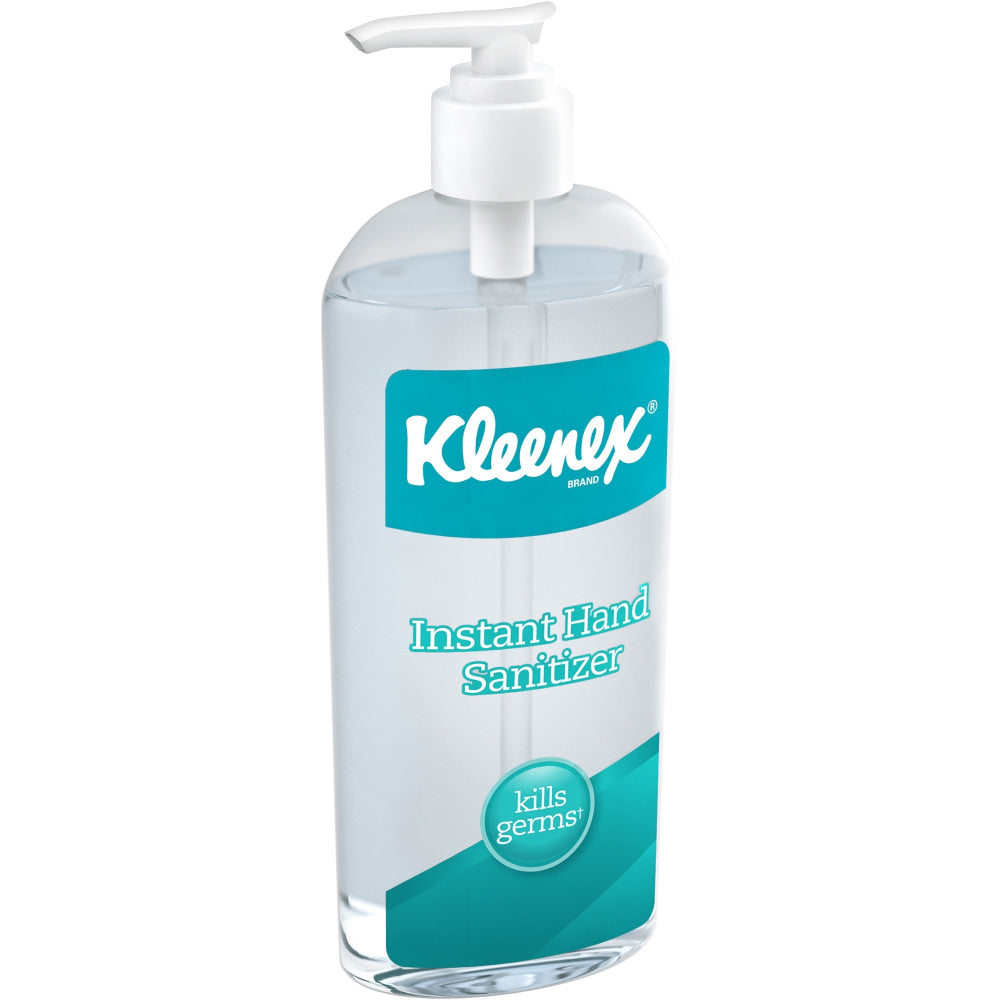 Kleenex Instant Hand Sanitizer - Citrus Scent - 8 oz - Kill Germs - Hand - Clear - Antimicrobial - 12 / Carton