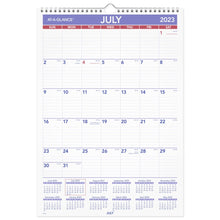 Load image into Gallery viewer, 2023-2024 AT-A-GLANCE Academic Monthly Wall Calendar, 12in x 17in, July 2023 to June 2024, PMA228