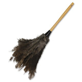 Impact Economy Ostrich Feather Duster - 30in Overall Length - 12 / Carton - Brown, Gray