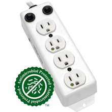 Load image into Gallery viewer, Tripp Lite Safe-IT UL 1363A Medical-Grade Power Strip for Patient-Care Vicinity 4x 15A Hospital-Grade Outlets 2 ft. Cord - NEMA 5-15P - 4 x NEMA 5-15R - 2 ft Cord - 15 A Current - 120 V AC Voltage - Rack-mountable, Desk Mountable