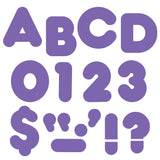 TREND Ready Letters, Casual Uppercase, 4in, Purple, Pack Of 72