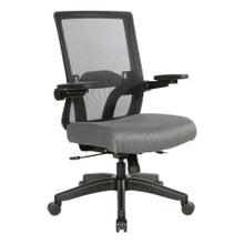 Load image into Gallery viewer, Office Star Space Seating 867 Series Ergonomic Mesh Mid-Back Managers Chair, Black
