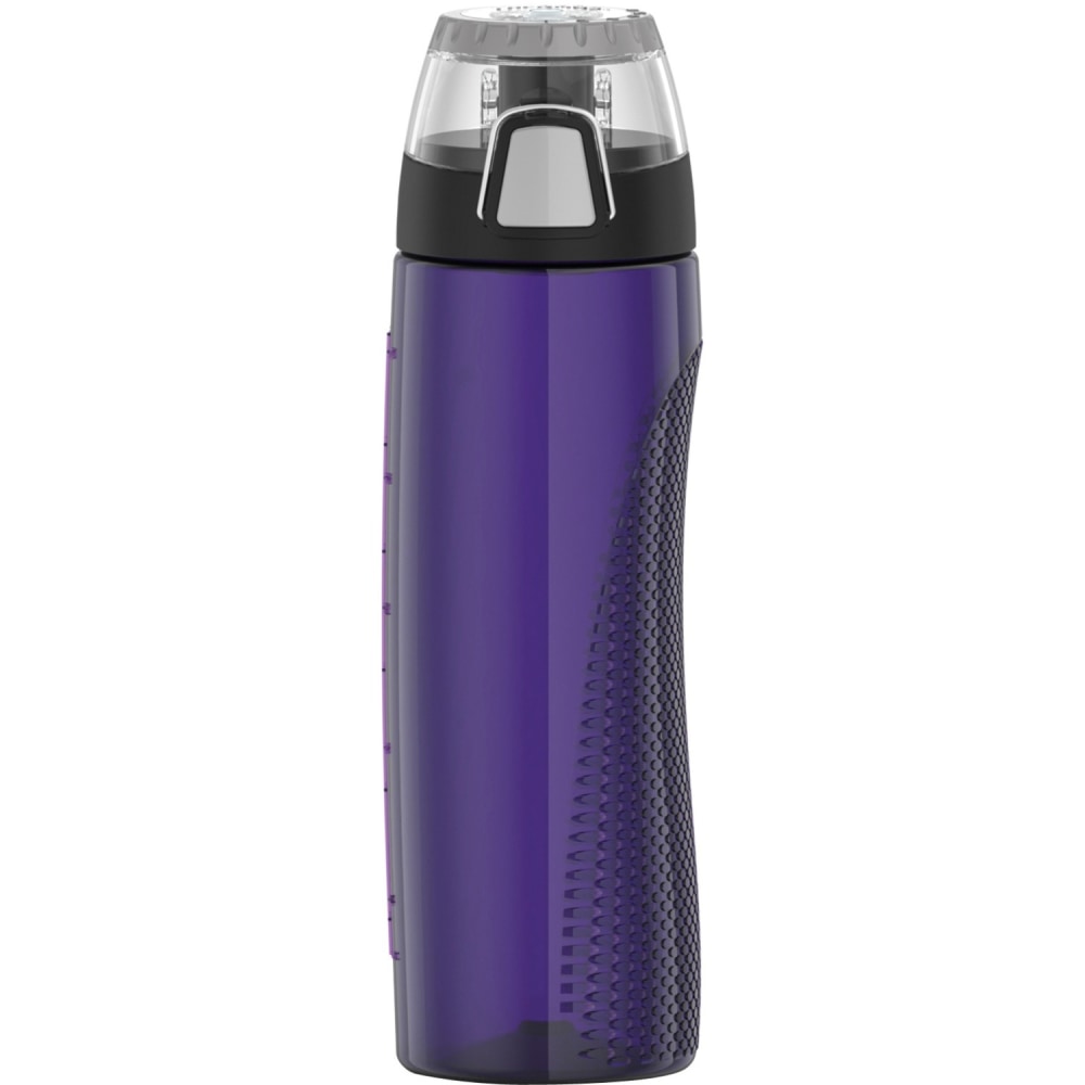 Thermos 24-Ounce Plastic Hydration Bottle with Meter (Purple) - 24 fl oz - Purple - Tritan Copolyester, Plastic