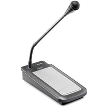 Load image into Gallery viewer, Bosch Plena PLE-1CS Wired Microphone - Charcoal, Silver - 6.56 ft - 100 Hz to 16 kHz - 200 Ohm - Desktop