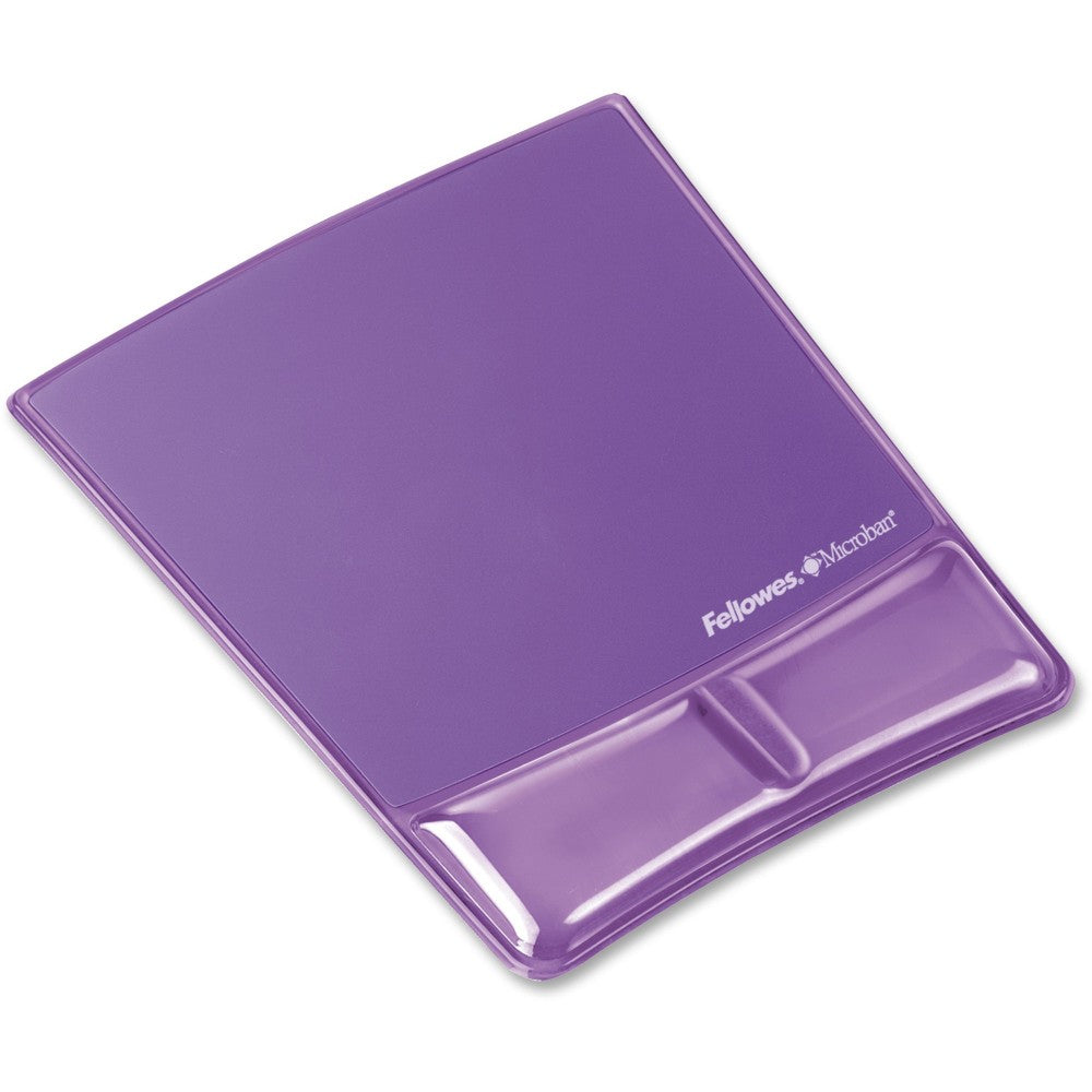 Fellowes Mousepad with Wrist Rest Microban Protection