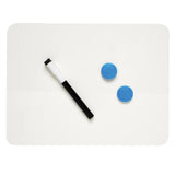 Charles Leonard Magnetic Dry Erase Board, 2-Sided Plain, Pack Of 4