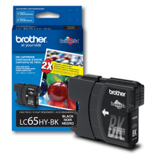 Load image into Gallery viewer, Brother LC65 Black High-Yield Ink Cartridge, LC65HY-BK