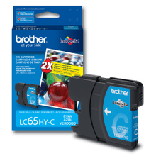 Load image into Gallery viewer, Brother LC65 Cyan High-Yield Ink Cartridge, LC65HYC