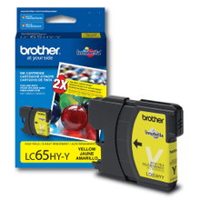 Load image into Gallery viewer, Brother LC65 Yellow High-Yield Ink Cartridge, LC65HY-Y