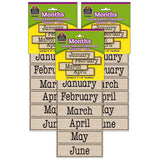 Teacher Created Resources Monthly Headliners, 5in x 18in, Home Sweet Classroom Chicken Wire, 12 Per Pack, Set Of 3 Packs