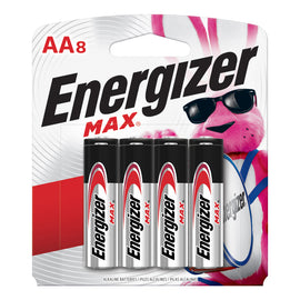 Energizer Max AA Alkaline Batteries, Pack Of 8