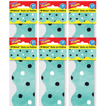 Load image into Gallery viewer, TREND I &amp;hearts, Metal Dots on Patina Terrific Trimmers, 39 Feet Per Pack, 6 Packs
